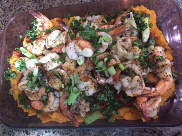 Spicy Roasted Butternut Squash Puree with Shrimp and Chorizo – CNS