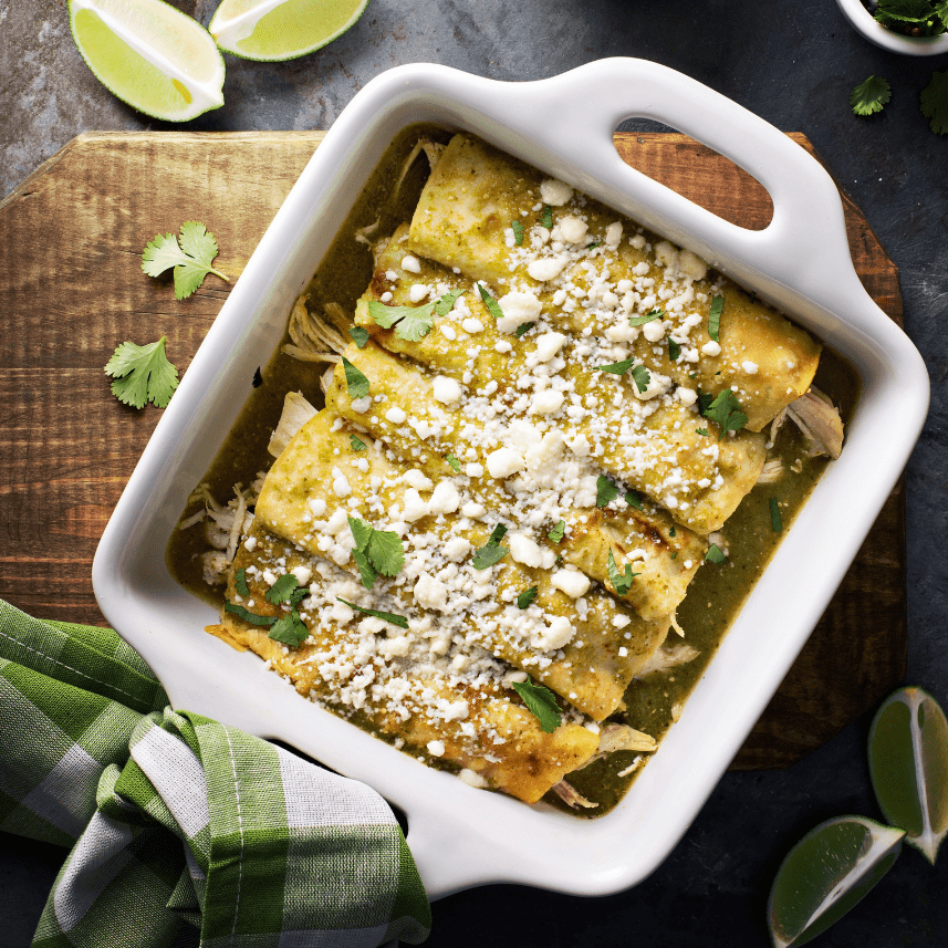 Enchiladas With Sauce